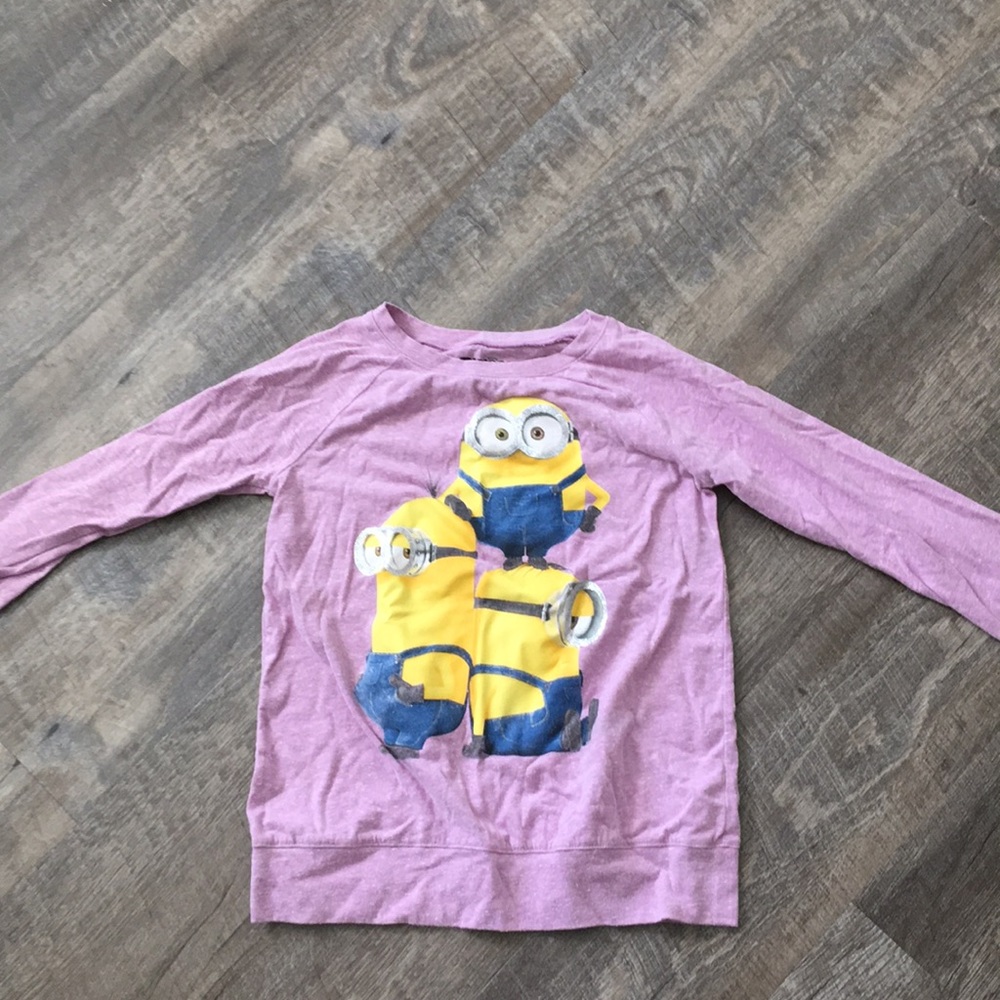 Purple minions shirt